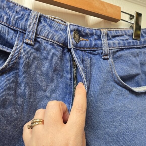 Princess Polly Women's Blue Denim High-Rise Shorts - Picture 3 of 7